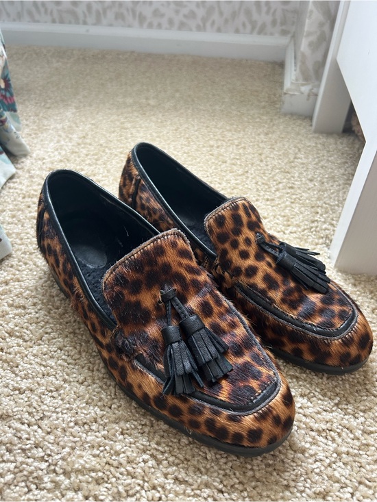 Boden Shoes - Boden Leopard Print Tassel Loafers